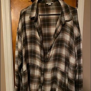 American Eagle baby doll type flannel